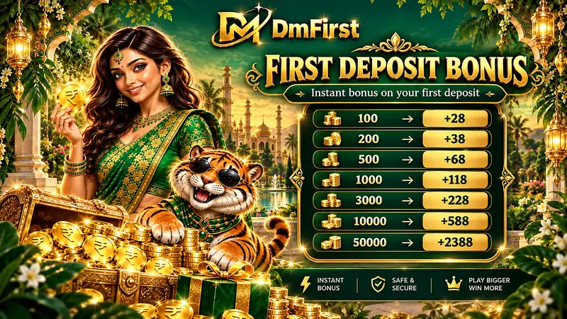 DmFirst first deposit bonus details
